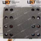 DZ9160340068 Накладка тормозная заднего и среднего моста (самосвал) DZ9160340068
